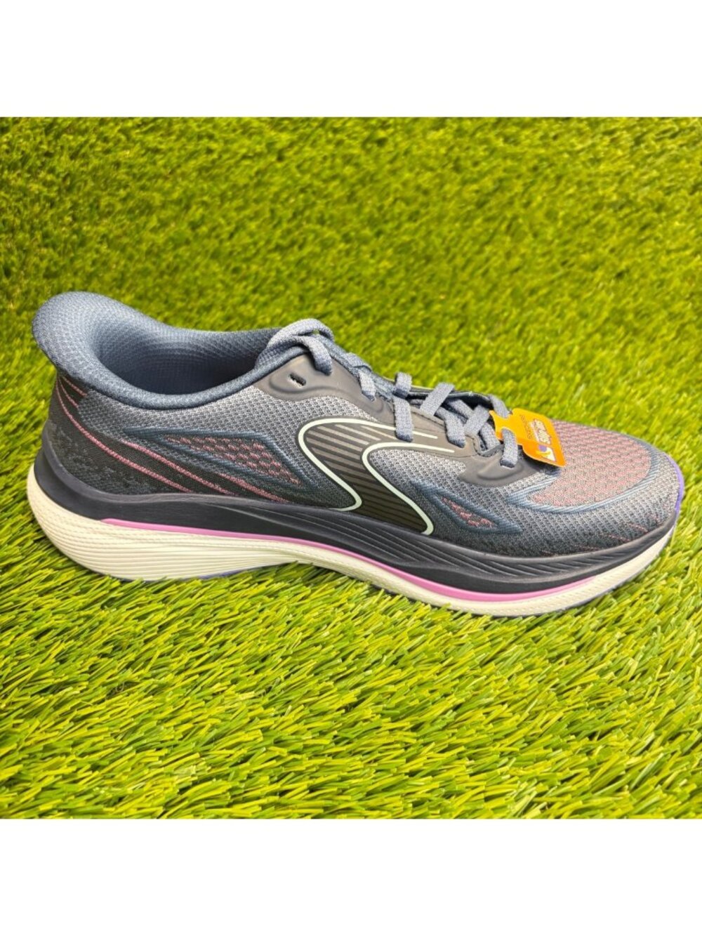 Skechers Max Cushioning Propulsion Womens Size 7 Blue Running Shoes Sneakers - Picture 4 of 10
